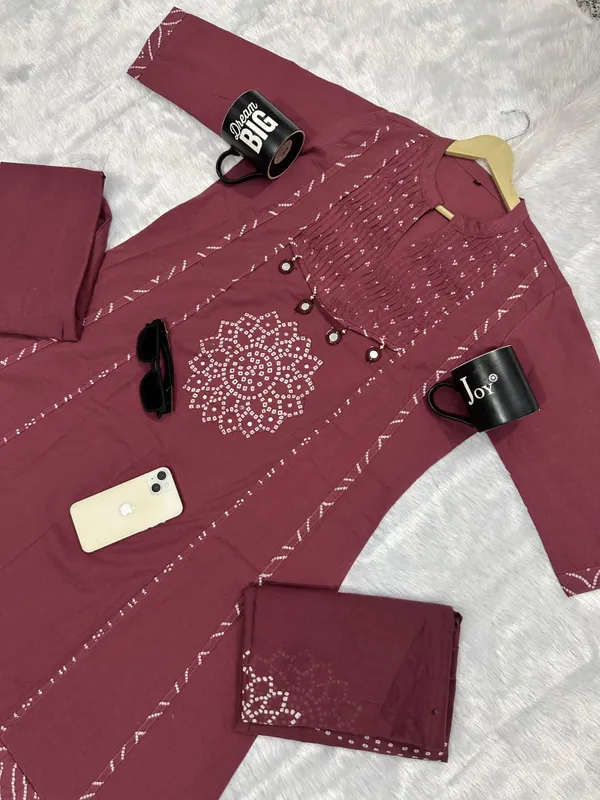 Trending_Stylish_A-Line_Cotton_Kurta_Pant_Dupatta_Set_with_Pintex_&_Adda_Work