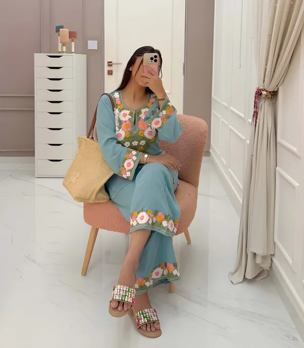 Stylish_embroidered_co-ord_set_with_handcrafted_detailing_and_coordinated_kurti_and_plazo
