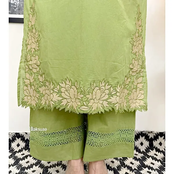 Designer_Cotton_Embroidered_Kurta_Set_with_Dupatta_–_Leaf_Green