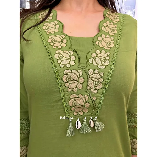 Designer_Cotton_Embroidered_Kurta_Set_with_Dupatta_–_Leaf_Green