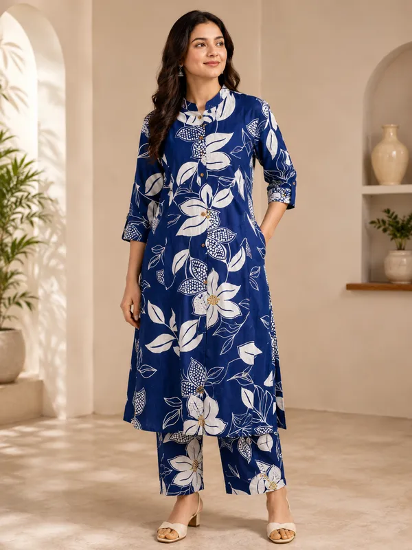 Stylish_Trending_Pure_Cotton_Floral_Printed_A-Line_Co-ord_Set_with_Palazzo_Pants