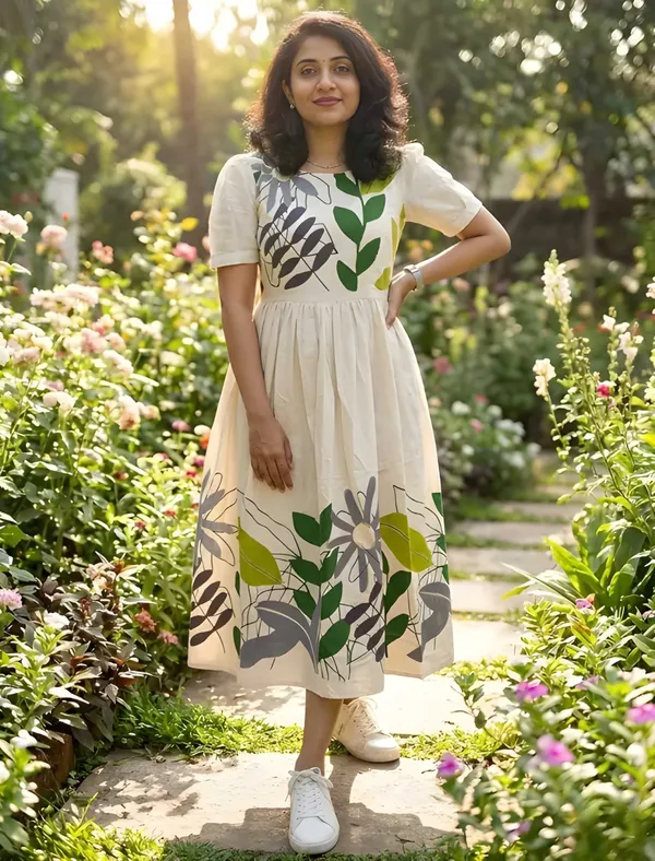 Beautiful_Floral_Print_Cotton_Flex_Midi_Kurti_For_Women