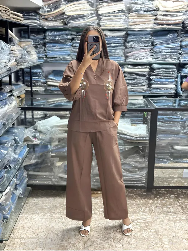 Women_Embroidered_Cotton_Co_Ord_Set_with_Wide_Leg_Pants