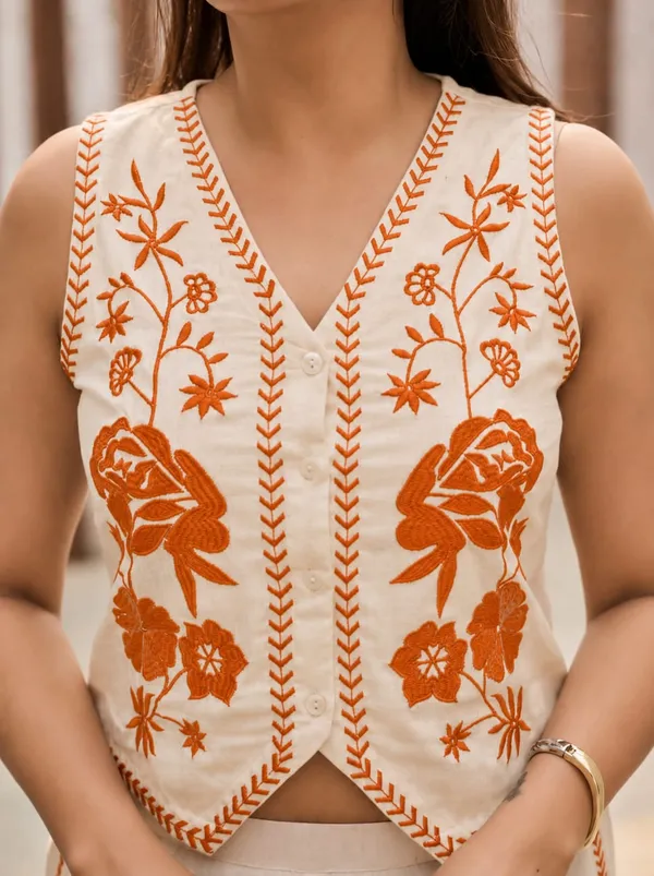 Women's_Premium_Cotton_Flex_Embroidered_Sleeveless_Co-Ord_Set