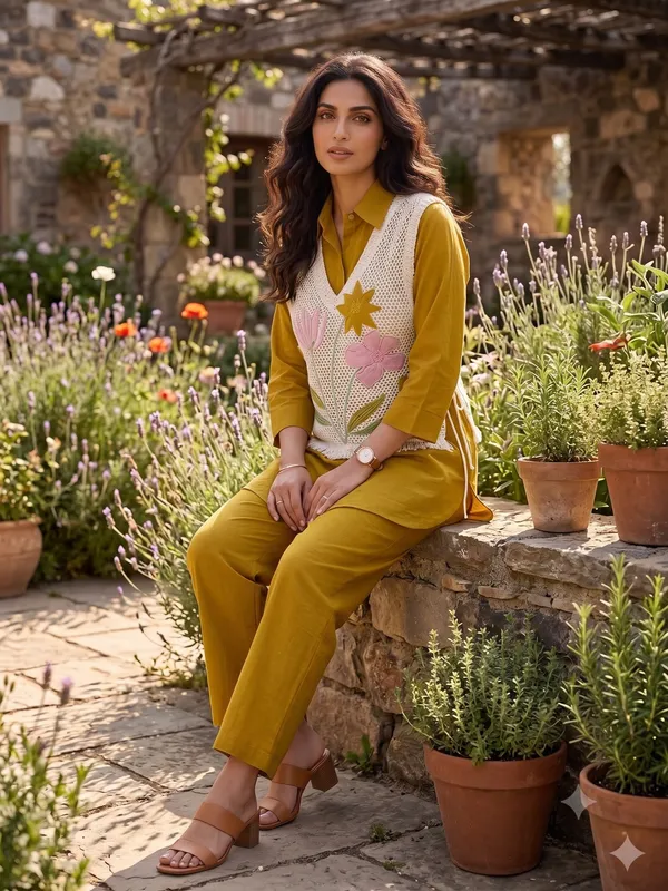 Premium_Cotton_Shirt_with_Jute_EmbroideYLO_Jacket_and_Pant_Co-ord_Set