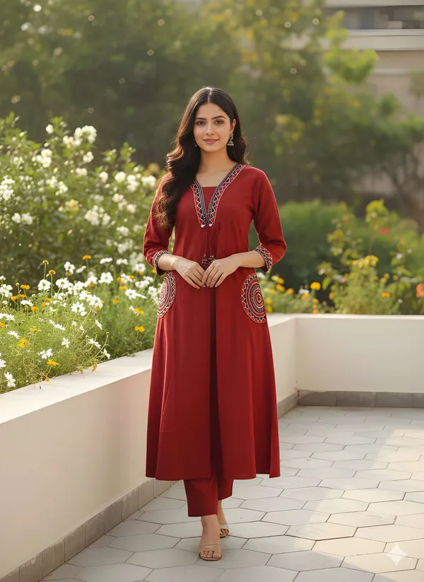 Women_Stylish_Cotton_Flex_Kurta_Palazzo_Set_with_Embroidered_Ethnic_Detailing
