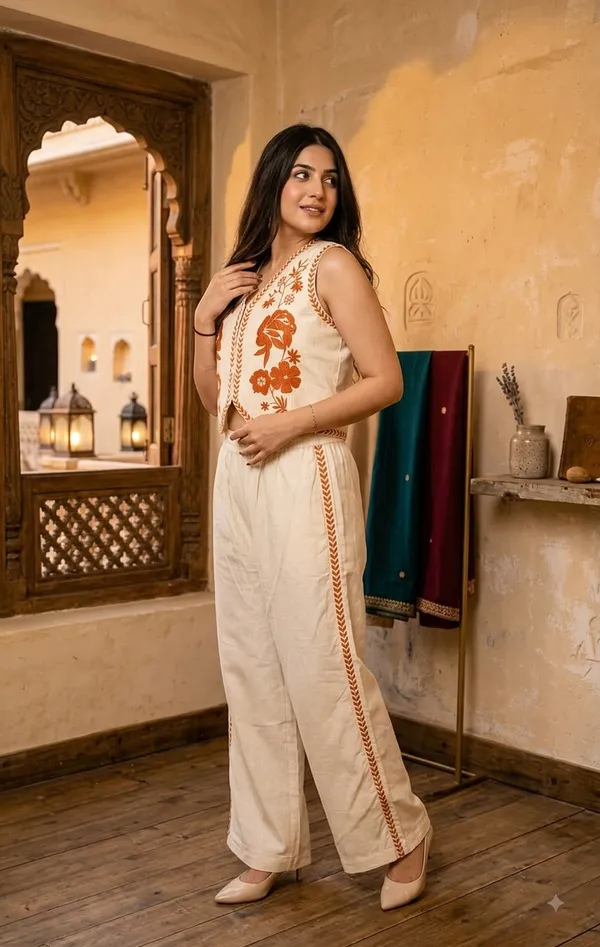 Women's_Premium_Cotton_Flex_Embroidered_Sleeveless_Co-Ord_Set