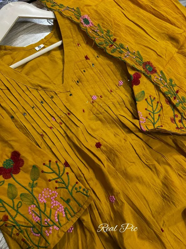 Women's_Premium_Pure_Cotton_Flared_Anarkali_Kurta_Pant_&_Embroidered_Dupatta_Set