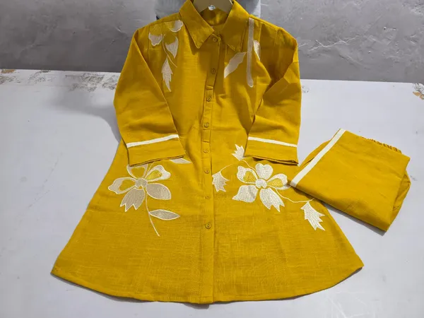 Stylish_Cotton_Slub_Floral_Shirt_Co-Ord_Set