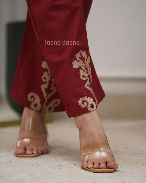 Premium_Cotton_Flex_Embroidered_Straight_Kurta_Pant_Set_for_Women