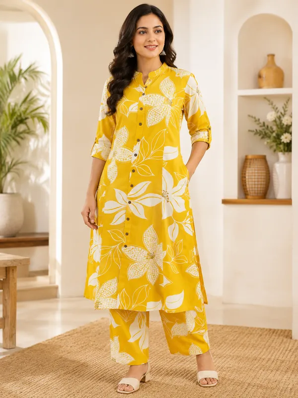 Stylish_Trending_Pure_Cotton_Floral_Printed_A-Line_Co-ord_Set_with_Palazzo_Pants