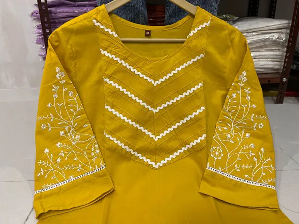 Stylish_Trending_Cotton_Embroidered_Straight_Kurta_Pant_Set_with_Pintuck_Detailing