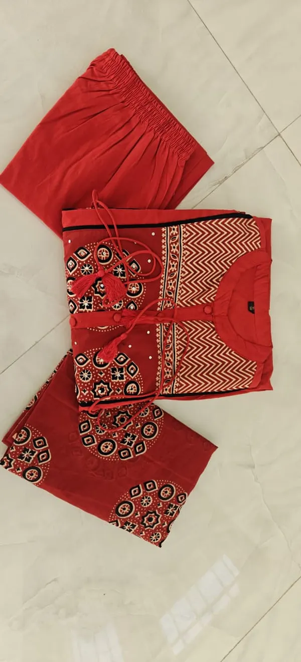 Trending_Printed_Cotton_Anarkali_Kurta_Pant_Dupatta_Set_with_Sequence_Katha_Work