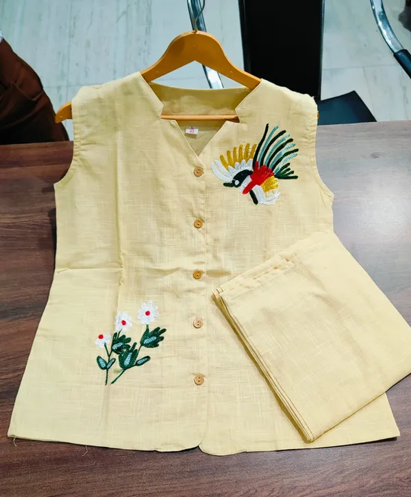 Multicolor_Stylish_Cotton_Top_&_Pant_Co-Ord_Set_For_Women