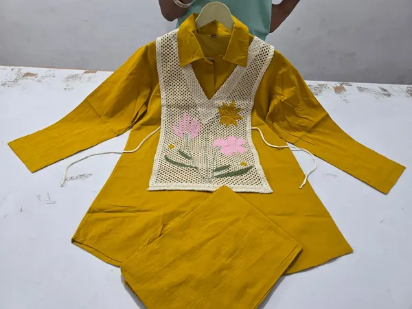 Premium_Cotton_Shirt_with_Jute_EmbroideYLO_Jacket_and_Pant_Co-ord_Set