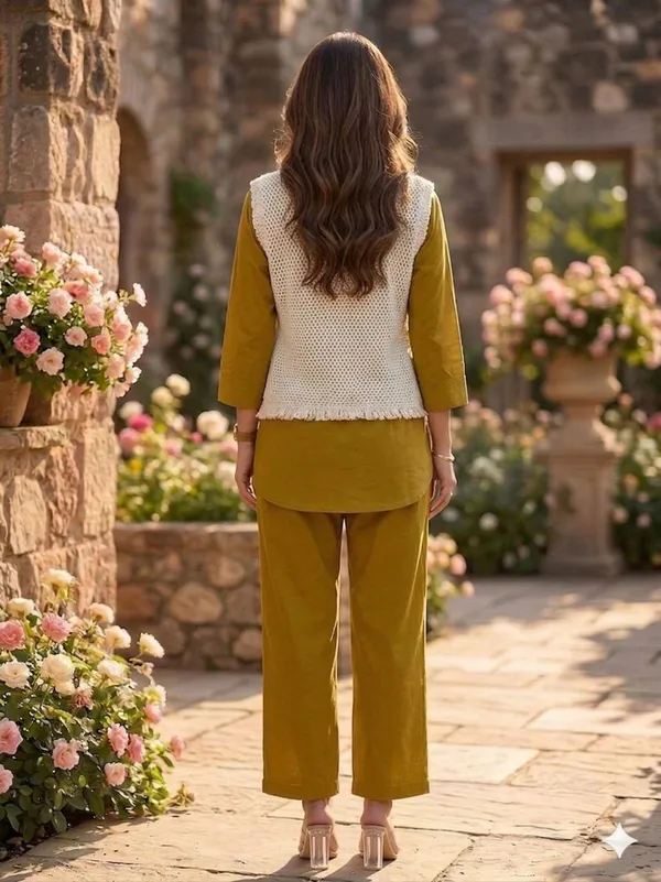 Premium_Cotton_Shirt_with_Jute_EmbroideYLO_Jacket_and_Pant_Co-ord_Set