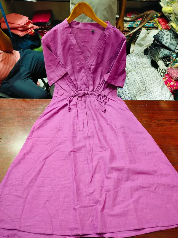 Stylish_Cotton_Slub_Kurti_for_Women__Vibrant_Colors_&_Dori_Tassel_Detail