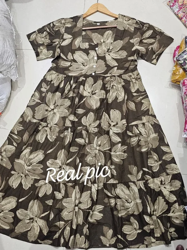 Trending_Stylish_Cotton_Printed_Square_Neck_Midi_Dress