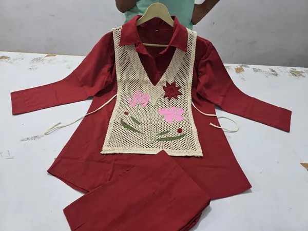 Premium_Cotton_Shirt_with_Jute_Embroidered_Jacket_and_Pant_Co-ord_Set