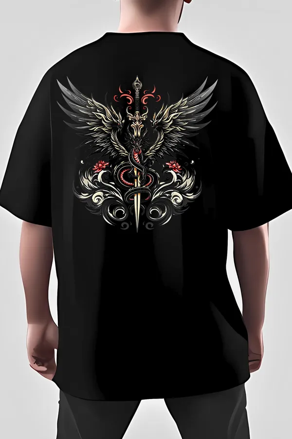 Black_Cotton_Divine_Graphic_Printed_Oversized_T-Shirt_|_For_Men