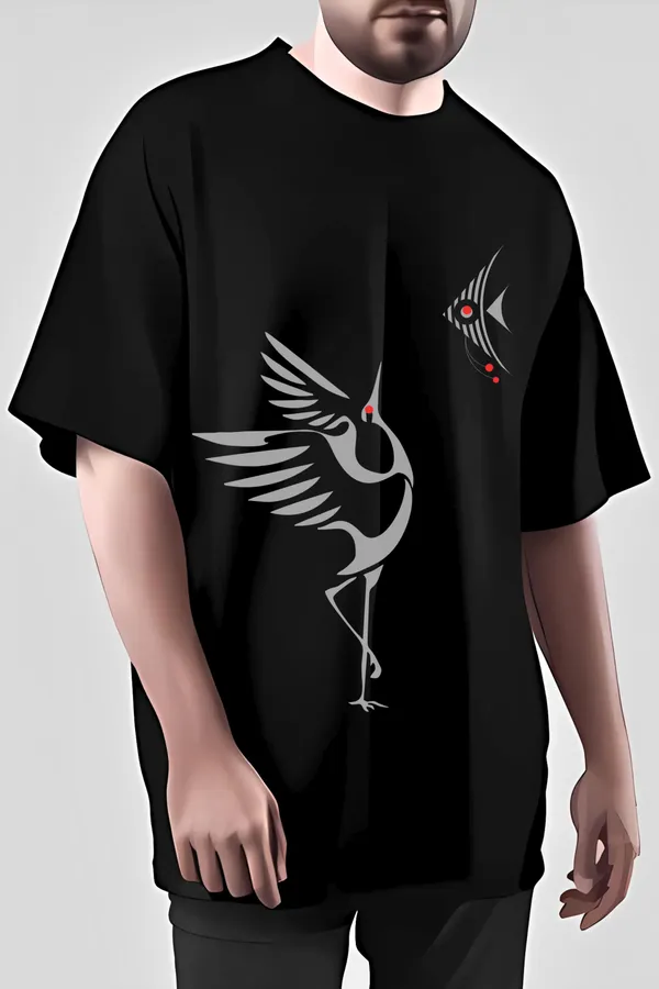 Black_Cotton_Creative_Design_Printed_Oversized_T-Shirt_|_For_Unisex