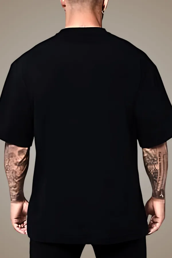 Black_Cotton_Spiderman_Graphic_Printed_Oversized_T-Shirt_|_For_Men