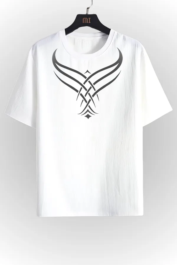 White_Cotton_Phoenix__Graphic_Printed_Oversized_T-Shirt_|_For_Men