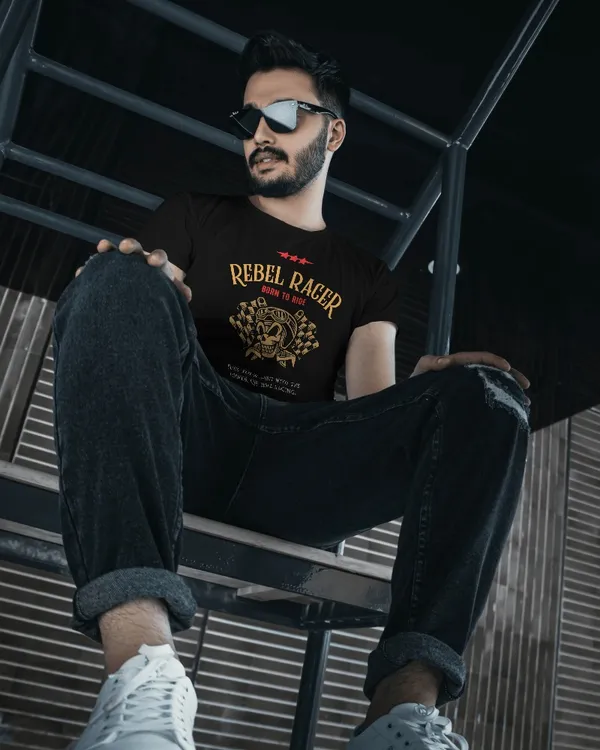 Black_Cotton_Printed_Regular_T-Shirt_|_For_Unisex