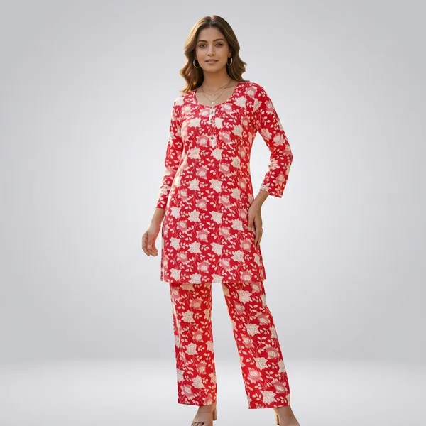 Red_Floral_Print_viscos_Relaxed_Night_Suit_Set_For_Women