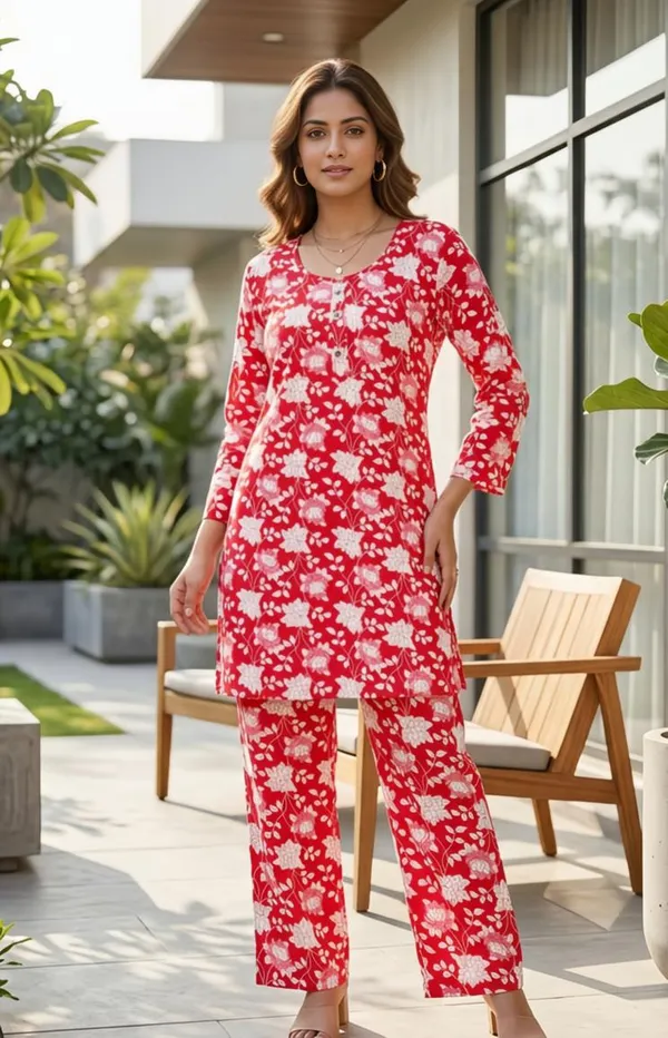 Red_Floral_Print_viscos_Relaxed_Night_Suit_Set_For_Women
