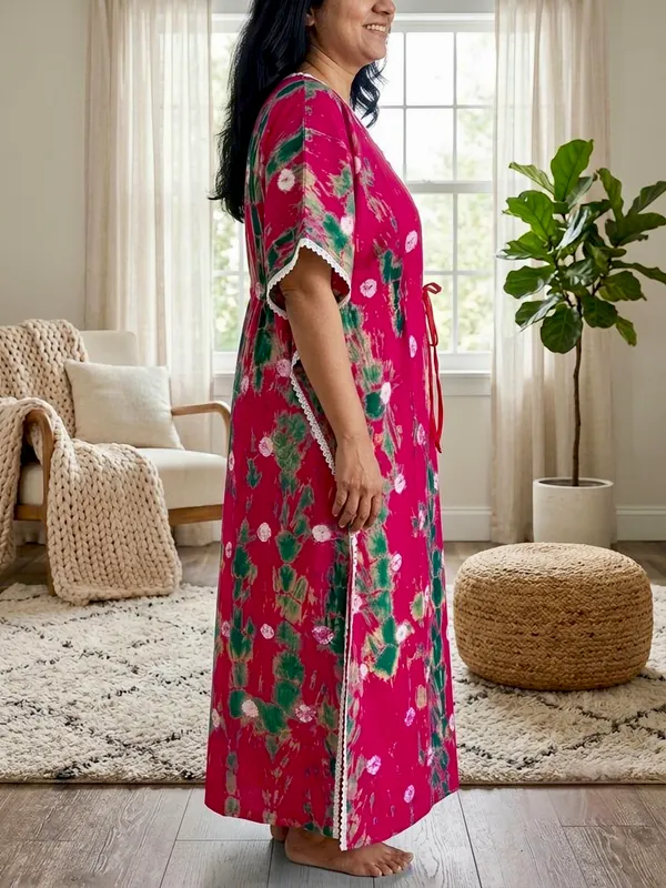 Pack_of_2_Pure_Cotton_Bandhani_Printed_Kaftan_Nighties