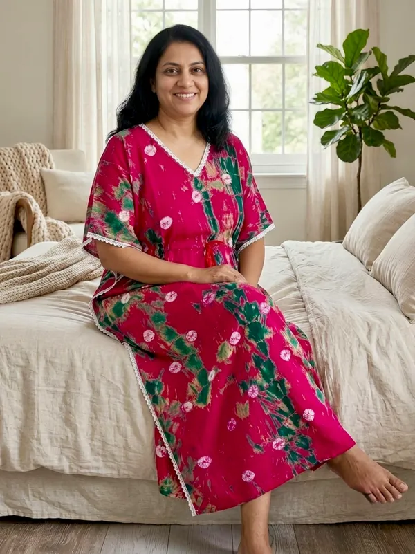 Pack_of_2_Pure_Cotton_Bandhani_Printed_Kaftan_Nighties