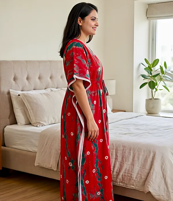 Pack_of_2_Pure_Cotton_Bandhani_Printed_Kaftan_Nighties