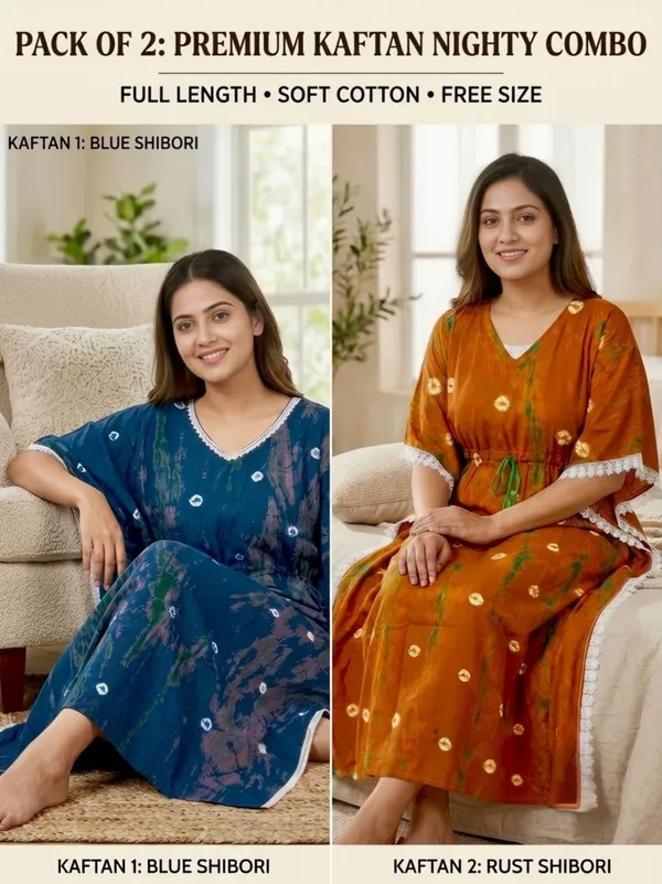 Pack_of_2_Pure_Cotton_Bandhani_Printed_Kaftan_Nighties