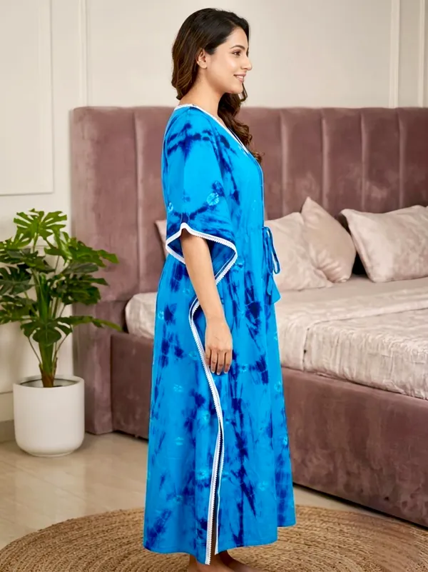 Pack_of_2_Pure_Cotton_Bandhani_Printed_Kaftan_Nighties