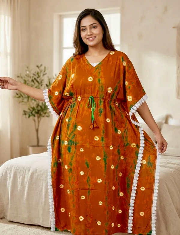Pack_of_2_Pure_Cotton_Bandhani_Printed_Kaftan_Nighties