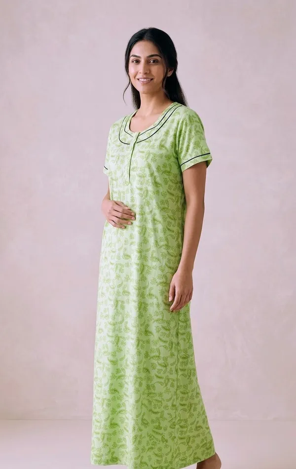 Premium_100%_Pure_Cotton_Nighty_for_Women_|_Breathable_Full-Length_Maxi_Dress_Loungewear