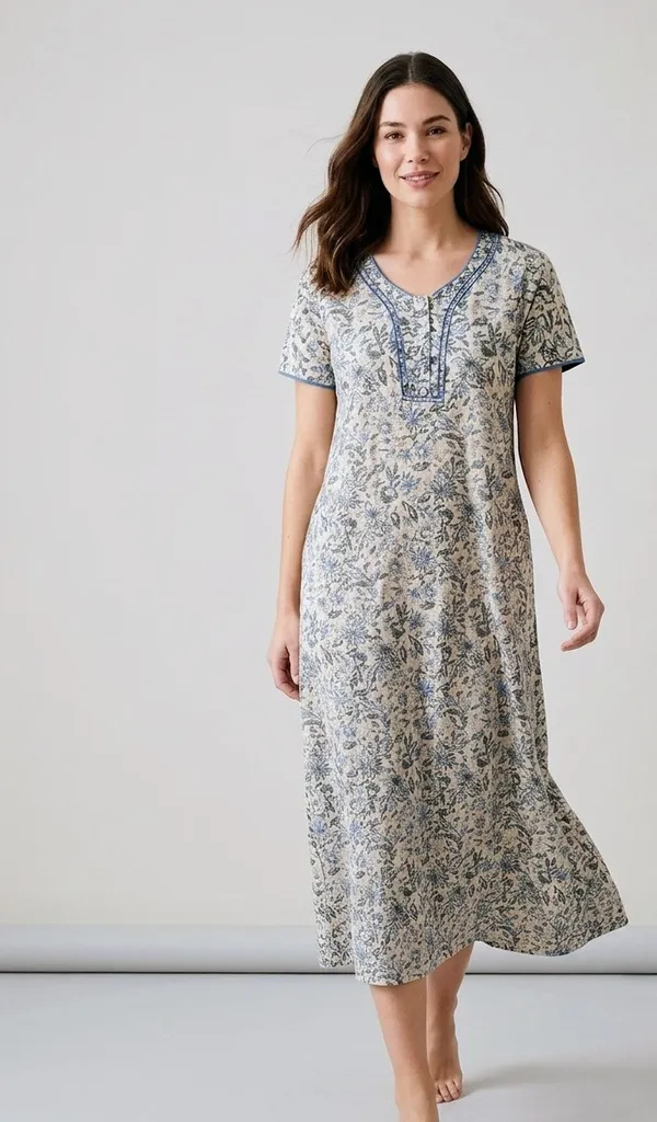 Premium_100%_Pure_Cotton_Nighty_for_Women_|_Breathable_Full-Length_Maxi_Dress_Loungewear
