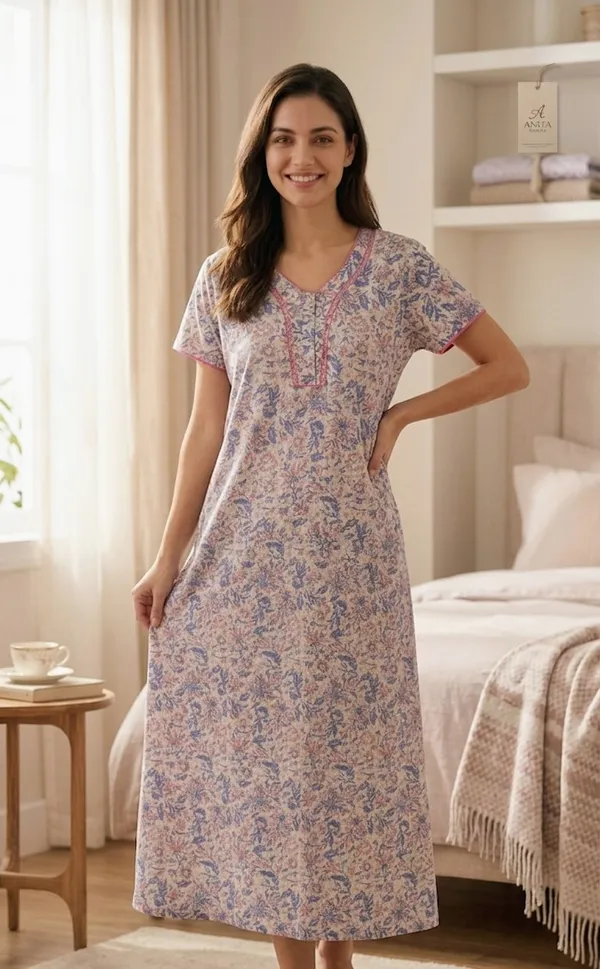 Premium_100%_Pure_Cotton_Nighty_for_Women_|_Breathable_Full-Length_Maxi_Dress_Loungewear