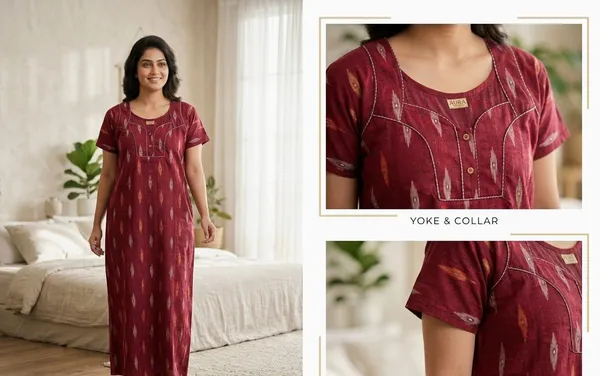 Premium_100%_Pure_Cotton_Nighty_for_Women_|_Breathable_Full-Length_Maxi_Dress_Loungewear