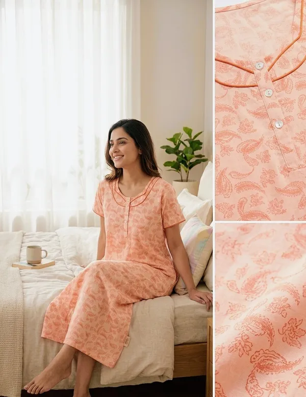 Premium_100%_Pure_Cotton_Nighty_for_Women_|_Breathable_Full-Length_Maxi_Dress_Loungewear