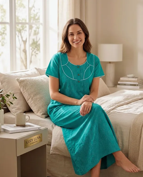 Premium_100%_Pure_Cotton_Nighty_for_Women_|_Breathable_Full-Length_Maxi_Dress_Loungewear