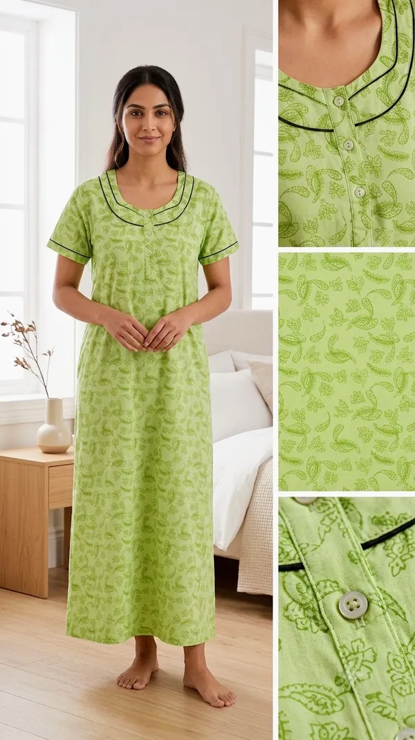 Premium_100%_Pure_Cotton_Nighty_for_Women_|_Breathable_Full-Length_Maxi_Dress_Loungewear