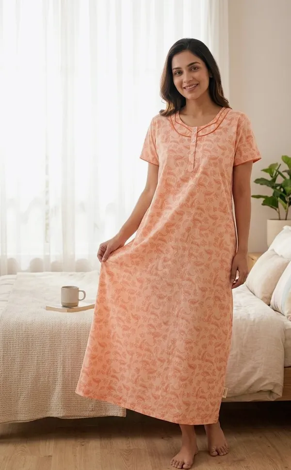 Premium_100%_Pure_Cotton_Nighty_for_Women_|_Breathable_Full-Length_Maxi_Dress_Loungewear