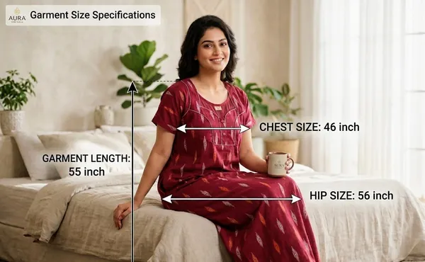 Premium_100%_Pure_Cotton_Nighty_for_Women_|_Breathable_Full-Length_Maxi_Dress_Loungewear