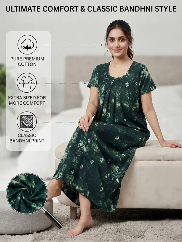 Premium_cotton_bandhni_printed_nighty,_pack_of_two