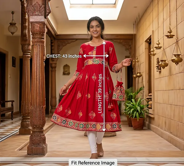 Soft_Cotton_Bandhni_Batik_Frock_Kurti