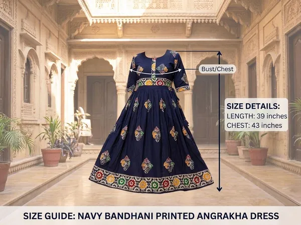 Soft_Cotton_Bandhni_Batik_Frock_Kurti