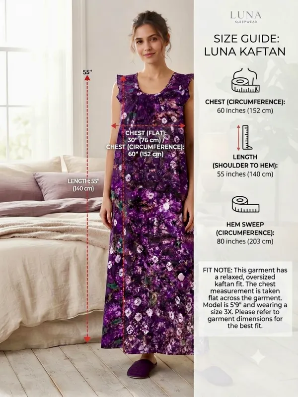 Pure_Cotton_Bandhani_Printed_Nighty_with_Ruffle_Sleeves,pack_of_two_