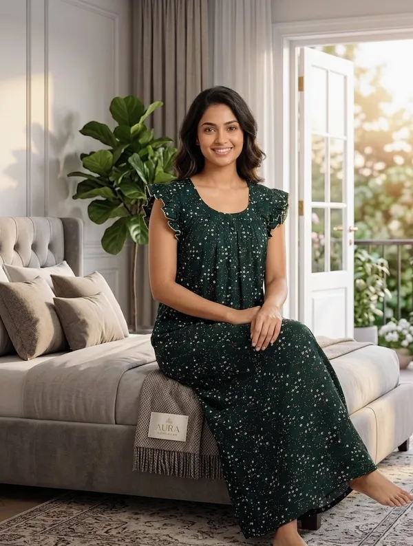 Women's_Premium_Cotton_Printed_Maxi_Nighty_|_Full_Length_Soft_Nightwear_Gown_with_Ruffle_Sleeves